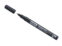 Pentel N50S 1mm sort permanent marker i aluminiumskrop 